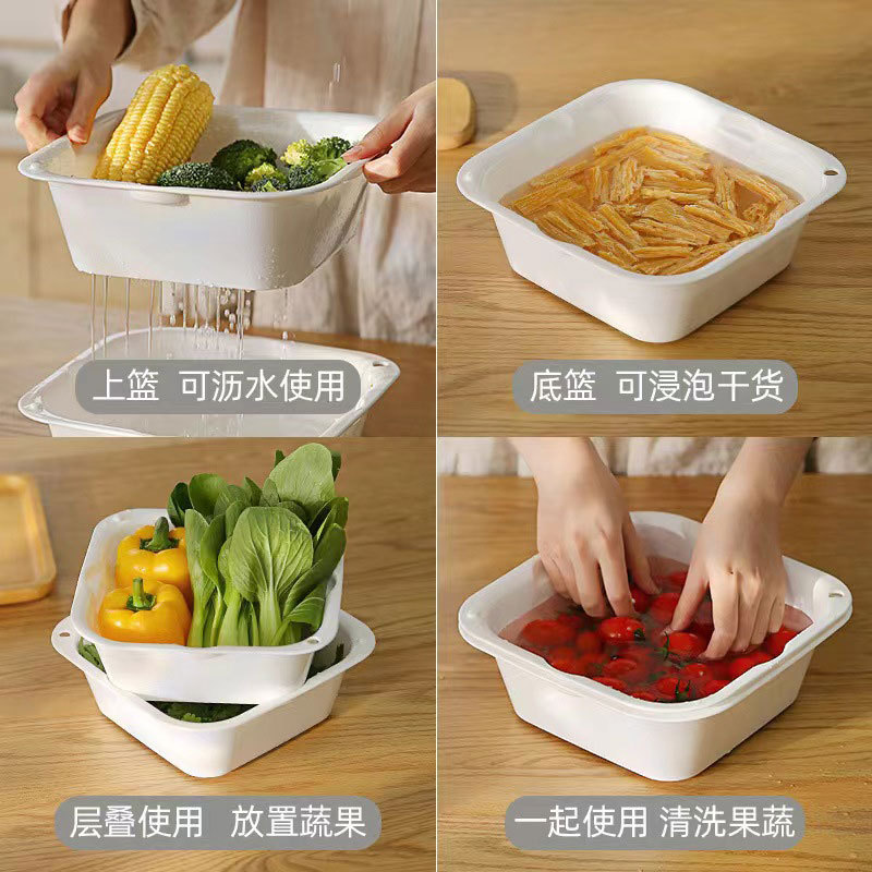沥水篮、盆实物图