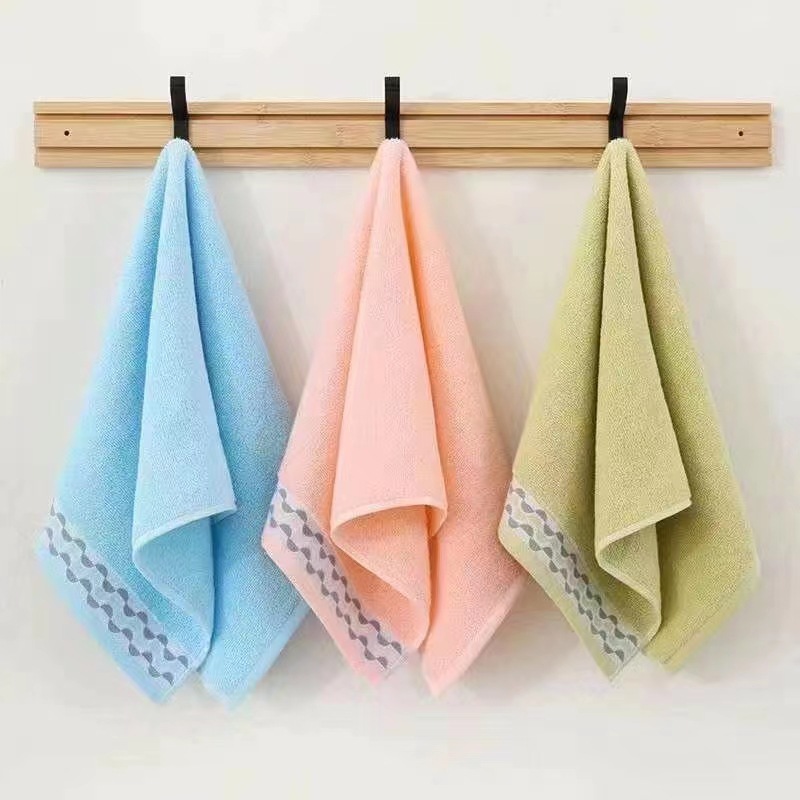 Sweet Cotton Towel Soft Absorbent Plain Color Can Embroider Company Welfare Adult Home Can Enter The Business Super New Products Specification drawing