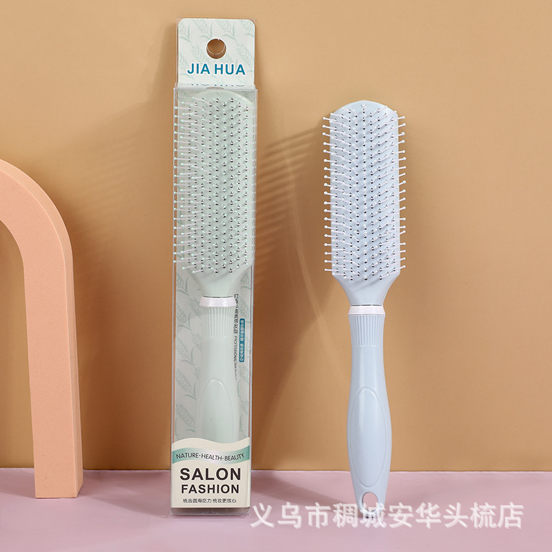 Solid Color Fashion New Hair Massage Comb Memory Elastic Comb Is Not Easy To Electrostatic Abs Dry And Wet Comb Application Scenario