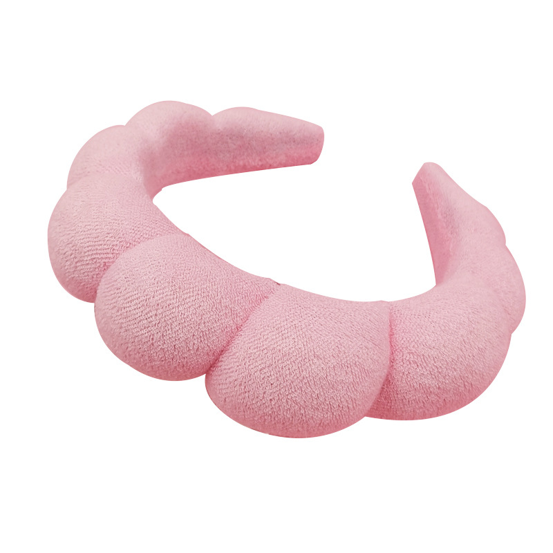 Exclusive Qiwei Accessories, exclusive Qiwei Accessories, popular European and American headwear, hair accessories, towel cloth, large sponge, face wash, yoga, cute and versatile hair bands, hair bands Item Picture