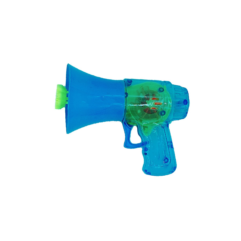 Direct sales and wholesale from the manufacturer of cross-border best-selling children's inertial handheld horn bubble guns and automatic lighting street stalls Item Picture