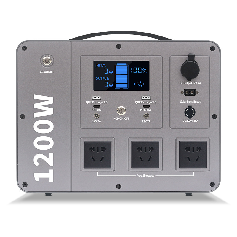 1200W mobile power High-power outdoor charging power Portable emergency start power Outdoor energy storage power