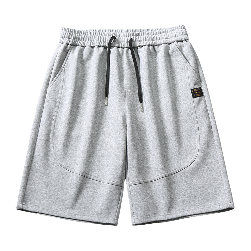 Shorts Men Summer Beach Pants Cotton Quarter Pants Boys Loose Fashion Casual Sports Pants Basketball Item Picture