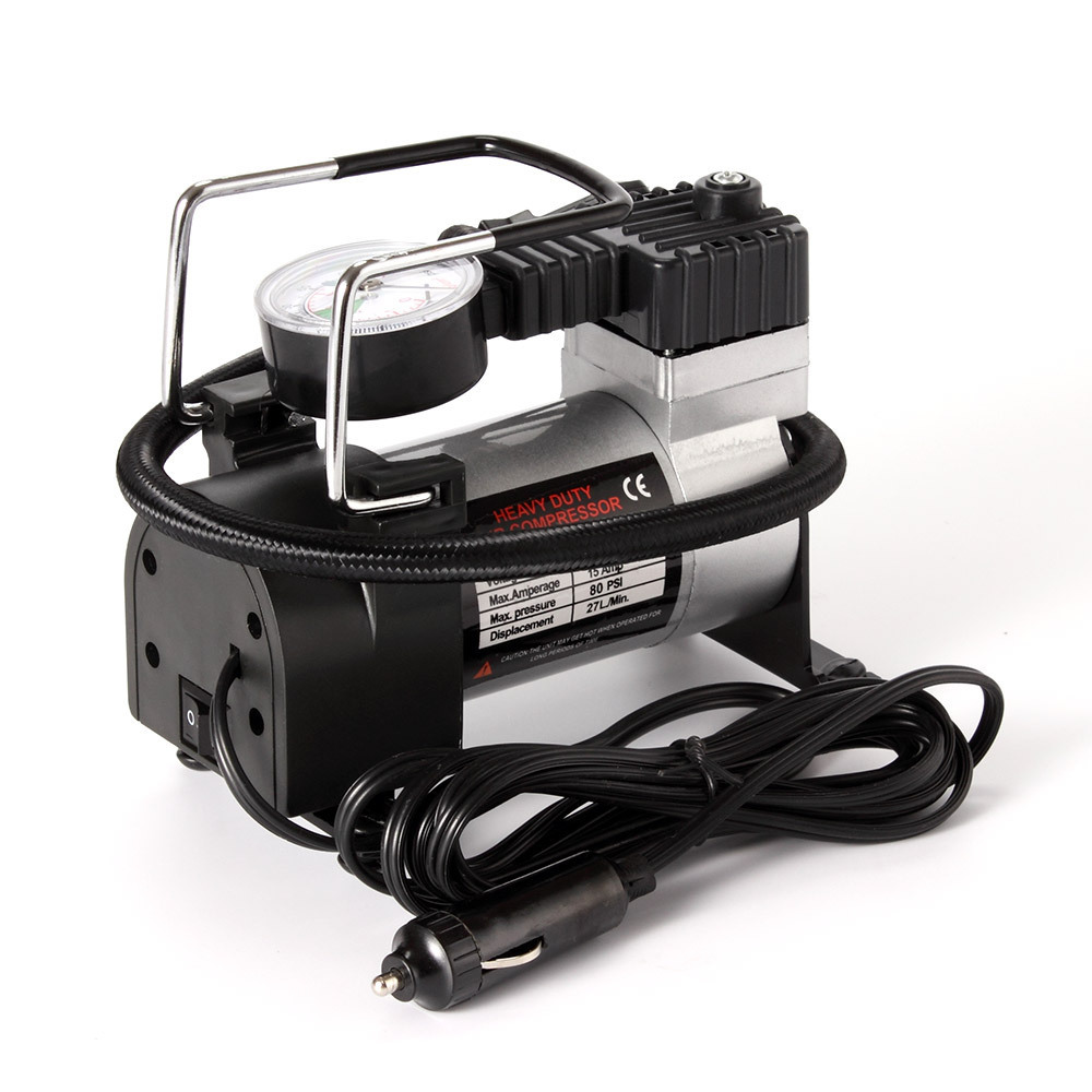 Metal single-cylinder electric 12V car on-board air pump Application Scenario