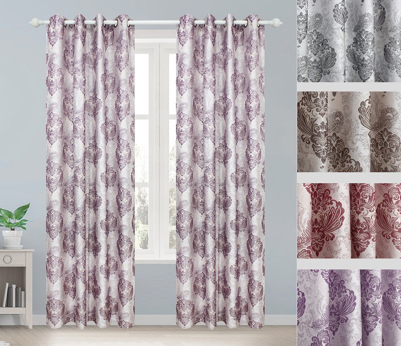Jacquard Cloth Iris Living Room Bedroom Curtain Cloth Shading Fabric Manufacturers Direct Sales Application Scenario