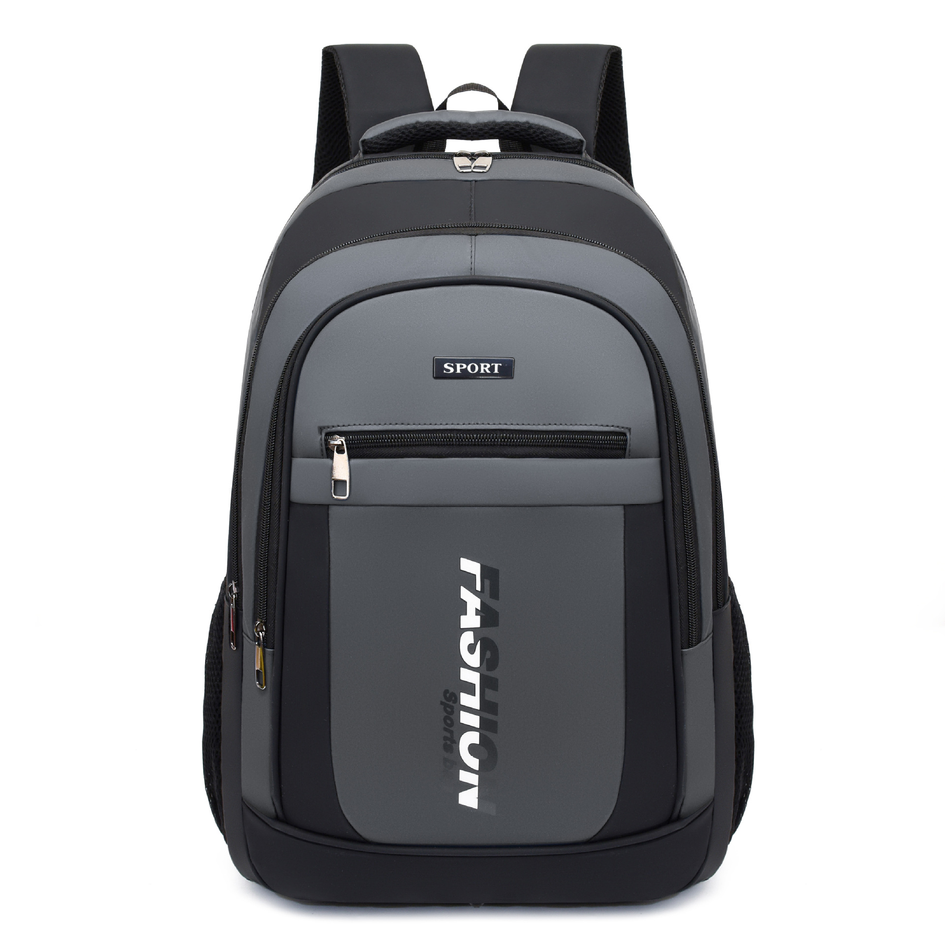 New cross-border backpack for men, Oxford fabric casual and fashionable travel bag, large-capacity business computer, junior and senior high school student bag Item Picture
