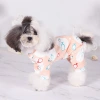 New pet clothing, home wear, air-conditioned clothes, pure cotton dog clothes, four-legged comfortable and skin-friendly pet clothing and accessories details Picture