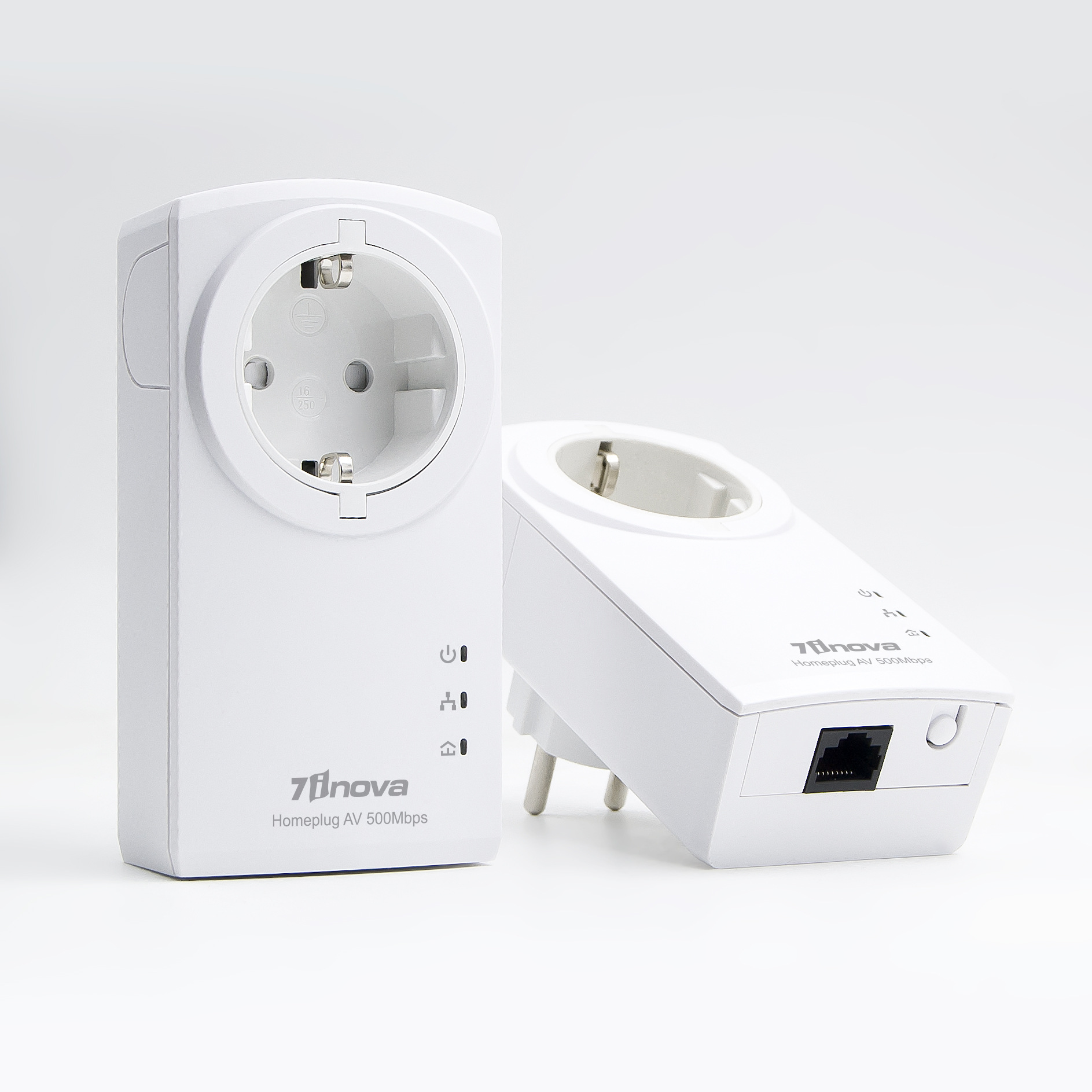 7INOVA· 7-flag 500M power modem Passthrough PLC straight-through power line adapter Application Scenario
