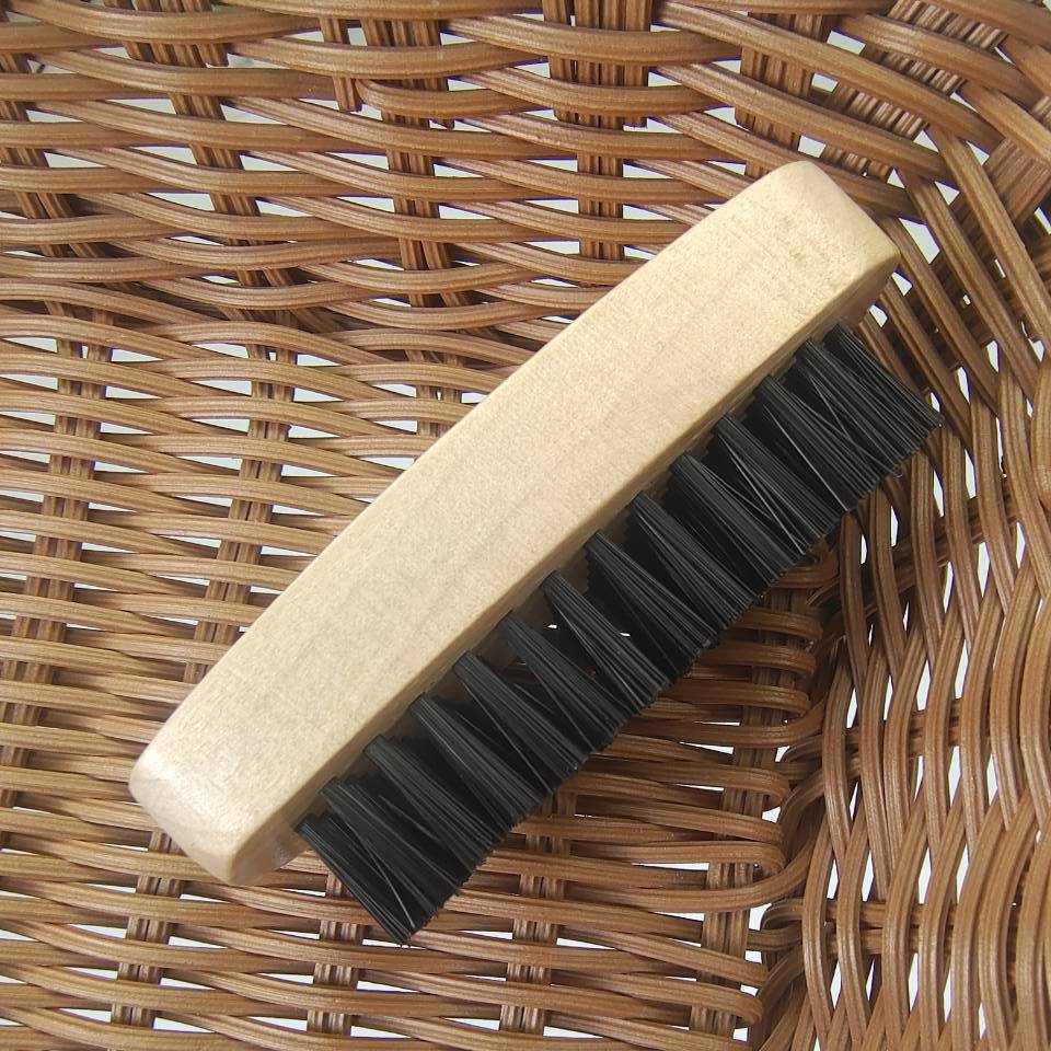 Small wooden brush shoe grease brush washing brush cleaning brush Wooden shoe polish brush soft brush brush brush oil brush 2 yuan supply Specification drawing