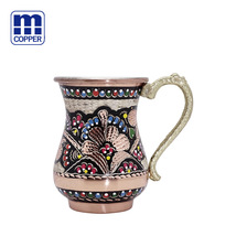 m®土耳其传统纯铜水杯 家用马克杯子经典款茶壶茶杯咖啡杯
