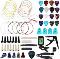 Guitar accessories set Amazon best-selling string tuning clip pick electronic tuner 3-in-1 string change tool
