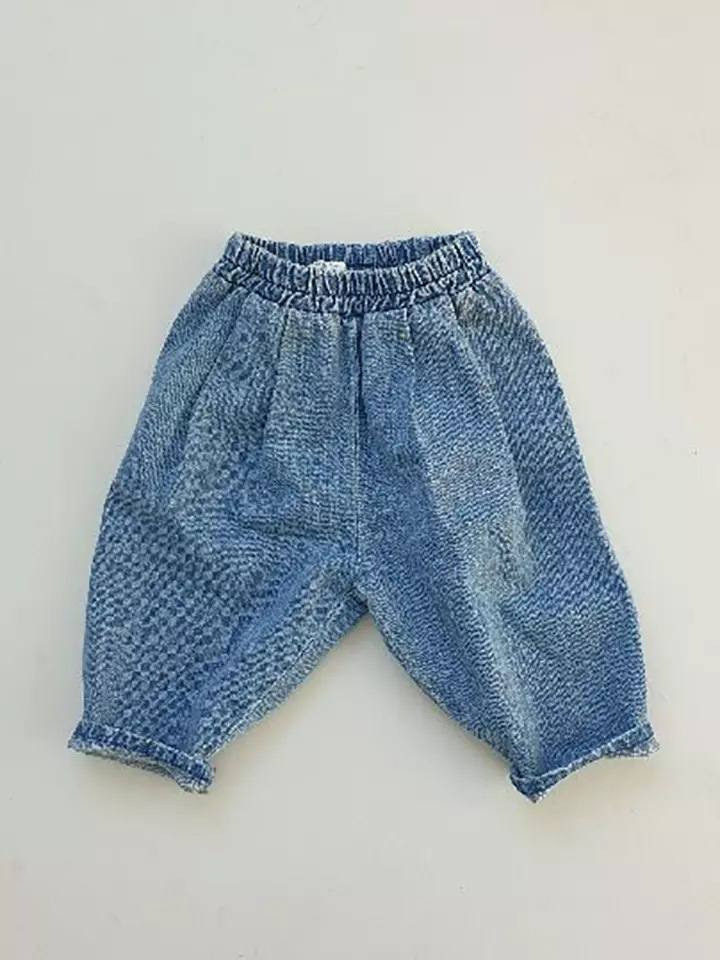 Children's autumn Korean-style casual pants, Korean-style children's clothing, baby autumn denim long pants, boys' clothes, girls' baby pants Application Scenario