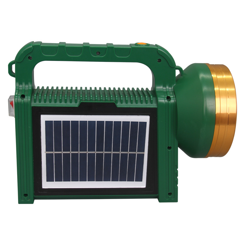 Solar Handlamp Led Portable Flashlight High-Power Searchlight Outdoor Camping Emergency Rescue Flashlight Item Picture