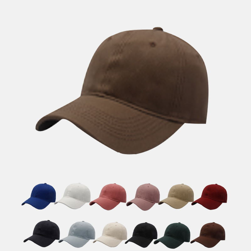 帽子女光板新款帽子男日系休闲遮阳帽户外运动棒球帽纯色鸭舌帽