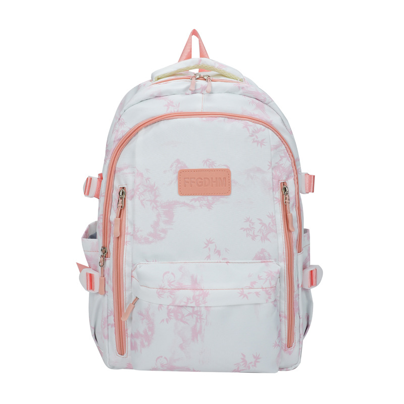 批发新款中式国风竹节书包减负小众设计学生双肩包轻便百搭背包