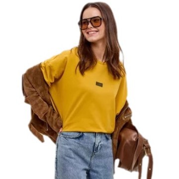 2024 Amazon Women's short-sleeved letter-printed T-shirt Summer New casual pullovers round-neck short tops Item Picture
