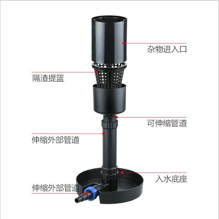 CSP grid pond fish pond surface cleaning equipment Pond litter collector Water skimmer cleaner oil removal film Application Scenario
