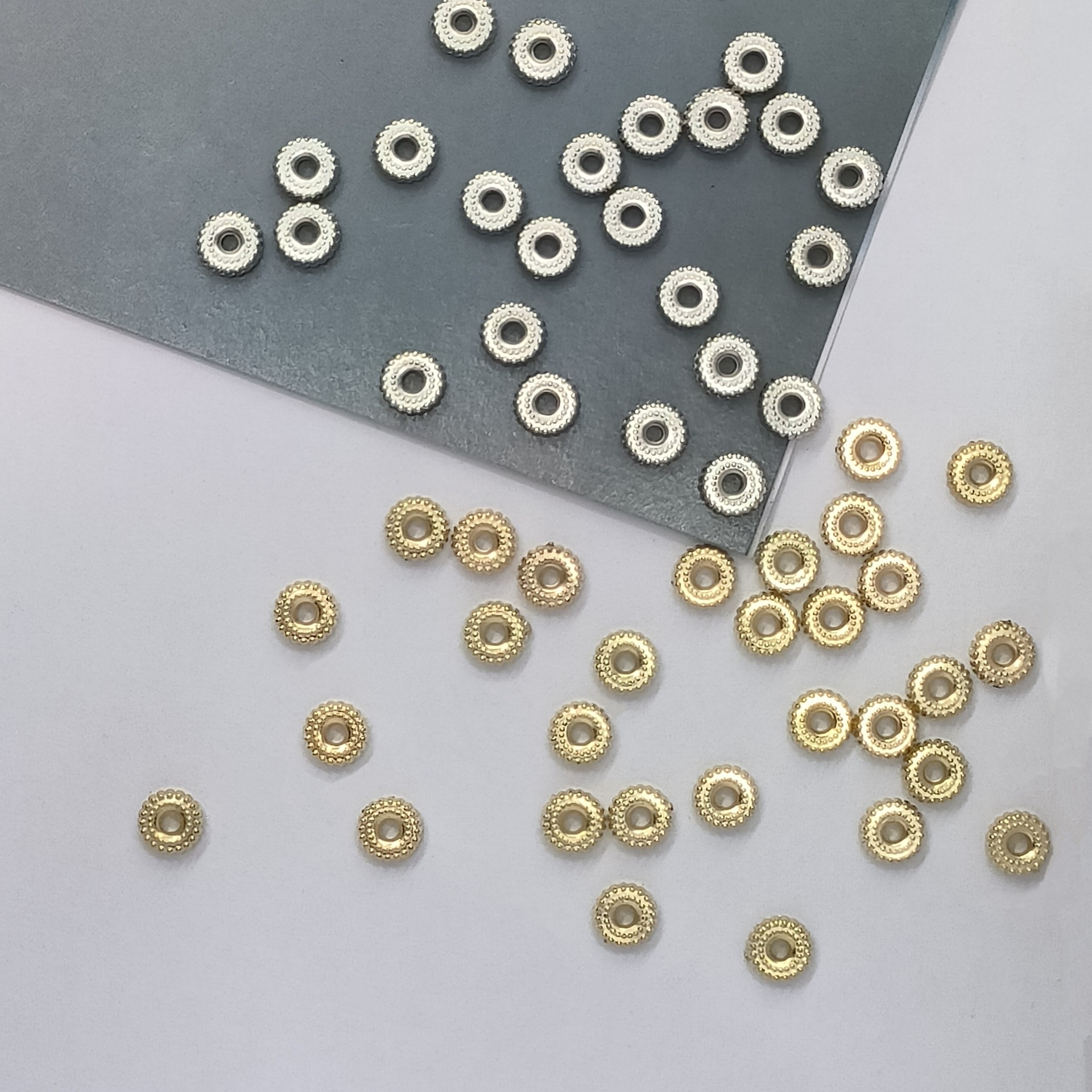 Diy Bead Accessories Wholesale Ccb Bracelet Spacer Bead Spacer Hand Beaded Wheel Piece 7536