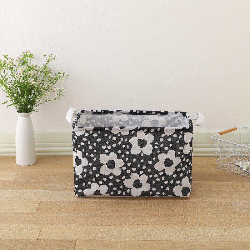 Cotton Linen Storage Basket Pet Toy Storage Bag Ins Storage Basket Wholesale Japanese Cloth Tabletop Sundries Bag Application Scenario
