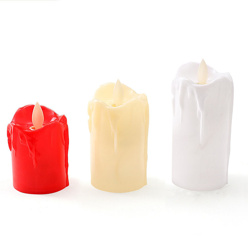 Simulated candles, led electronic candle lights, creative wedding and birthday decorations, proposal and confession props, wholesale candles Item Picture