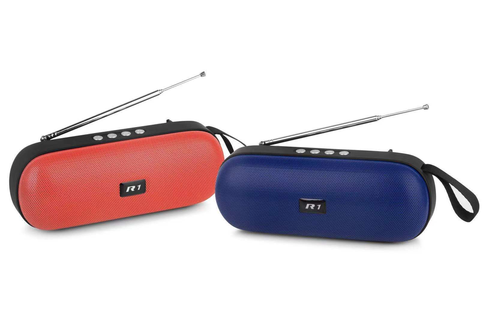 R1 African export version factory external battery mini Portable wireless Bluetooth speaker radio Bluetooth speaker Specification image