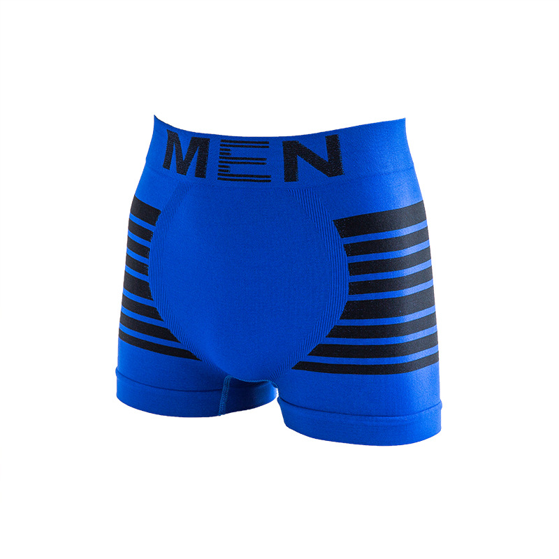 [Source Factory] Seamless Boxer Underwear Foreign Trade Men Multi-Color Optional Mixed Pack 12 / Bag Specification drawing