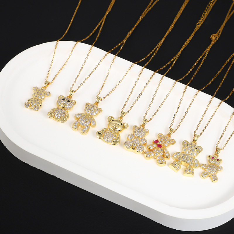 简约流行ins风钛钢项链女小众精致锆石锁骨链高级感饰品项链