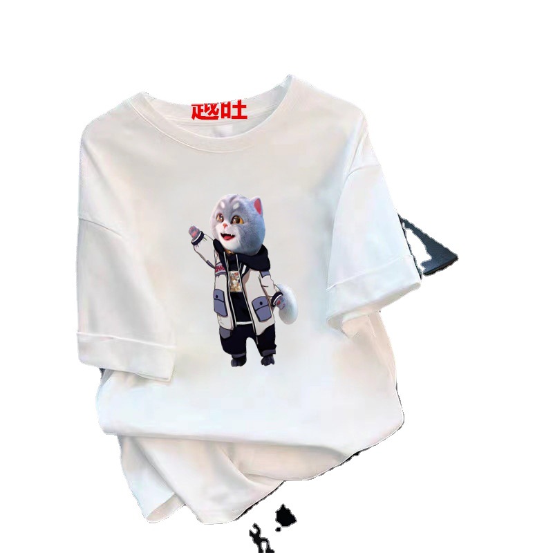 Yue Lai Yue Wang short-sleeved T-shirt Men's Summer 2023 new trendy brand loose and versatile pure cotton men's T-shirt top Item Picture