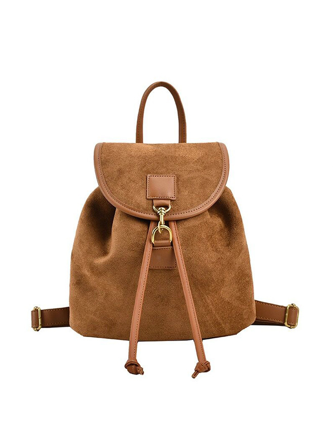Fabricante fuente mochila 2023 nuevo estilo bolsa bolsa de mujer moda casual simple alto grado sentido cortex mochila estudiante Item Picture