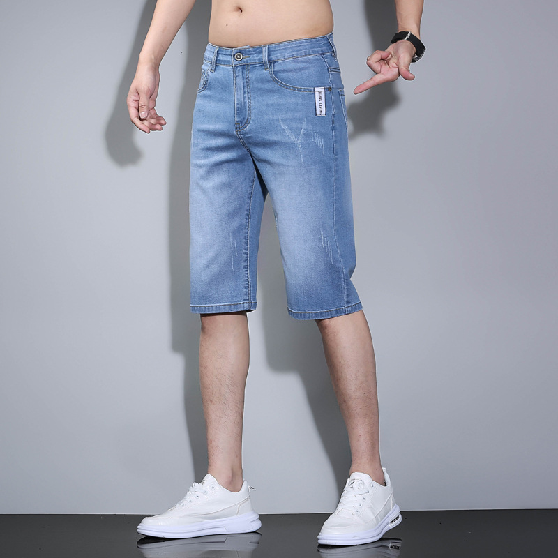 现货/牛仔裤/夏季裤子女/男士牛仔裤/牛仔裤男士宽松休闲细节图