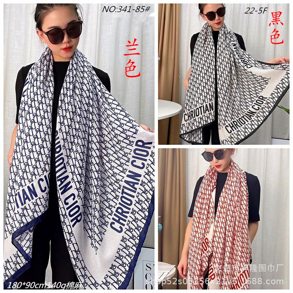 National Style Europe And The United States Popular Network Luo Explosion Cotton And Linen Printed Shawl Scarf Scarf Manufacturers Direct Sales Specification drawing