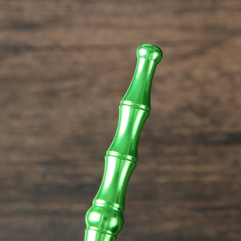 外贸跨境锌合金烟斗多色个性竹节烟杆金属烟具批发便捷可拆卸清洗详情图3