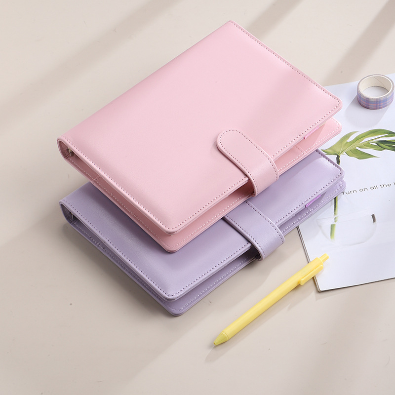 Macaron Notebook Multi-Function Loose-Leaf Ledger Small Fresh Detachable Housing A5a6 Notepad Printed Logo