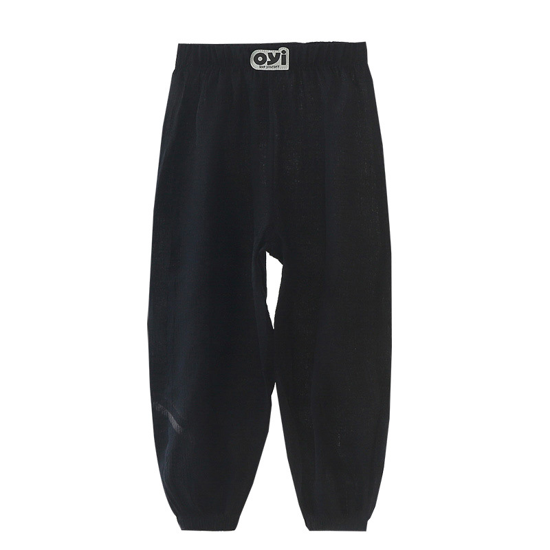 Children's summer mosquito-proof pants, thin girls' loose snowflake texture leggings, boys' shaking pants, lantern casual pants Item Picture