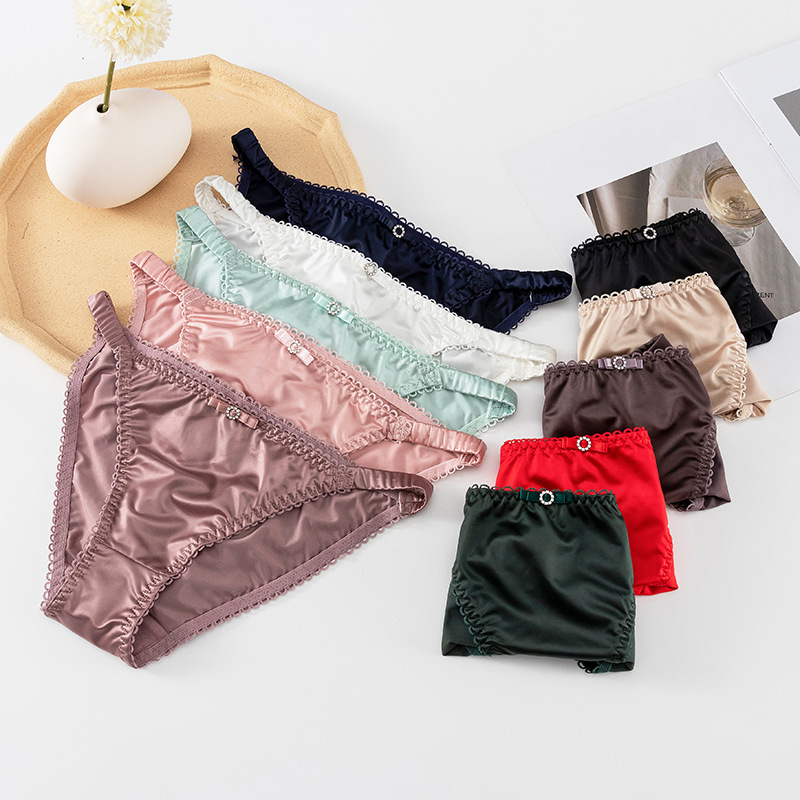 Sexy Sexy Hot T Underwear Sexy Female Thong Thin Belt Low Waist T Pants Transparent Light Soft Triangle Underwear full figure