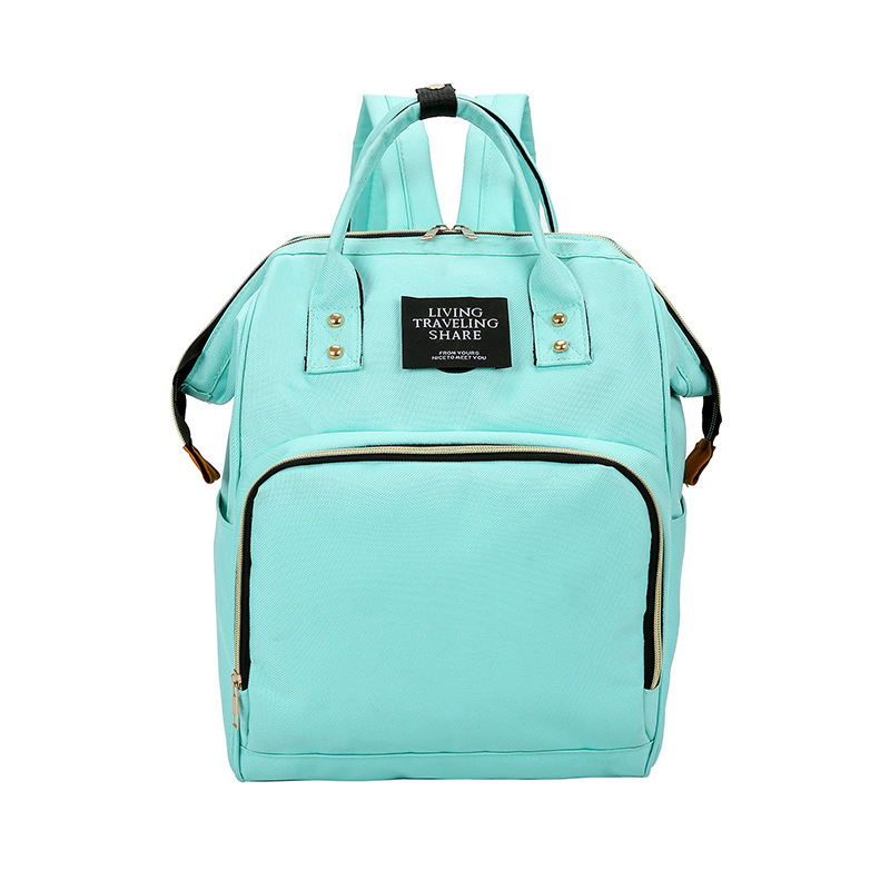 Factory direct sales: Fashionable mom bag, backpack, multi-functional and large-capacity, the same style as mom bag, baby bag, waterproof Specification image