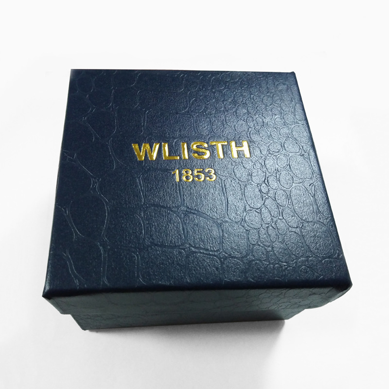 Wholesale of exquisite watch packaging boxes, top and bottom covers, watch gift boxes from manufacturers. Logos can be embossed details Picture
