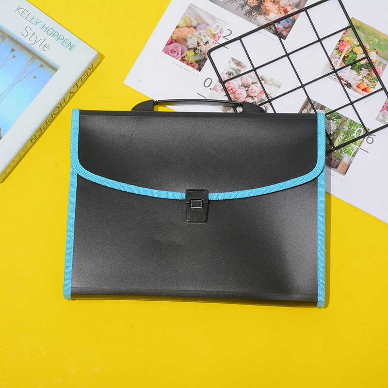 Hand-held organ bag, a4 folder, student materials, test paper storage bag, file and ticket sorting and classification storage bag Application Scenario