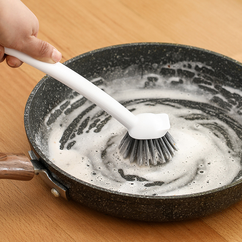 FaSoLa家用长柄带铲头锅刷厨房卫浴清洁洗碗刷多功能家务清洁刷子