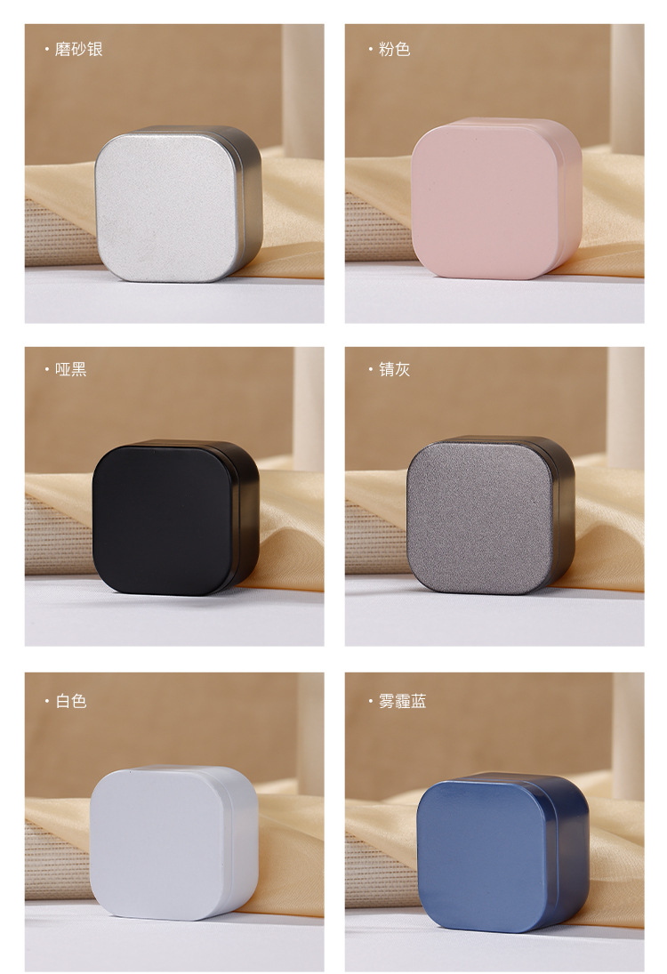 Portable mini tin can for tea, small sealed can, 10-gram small tea can for black tea, empty can, candle can pic 8