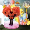 Douyin supplies paper-based blooming heart-shaped trees, crystal magic growth trees, children's festival gifts, creative toys details Picture