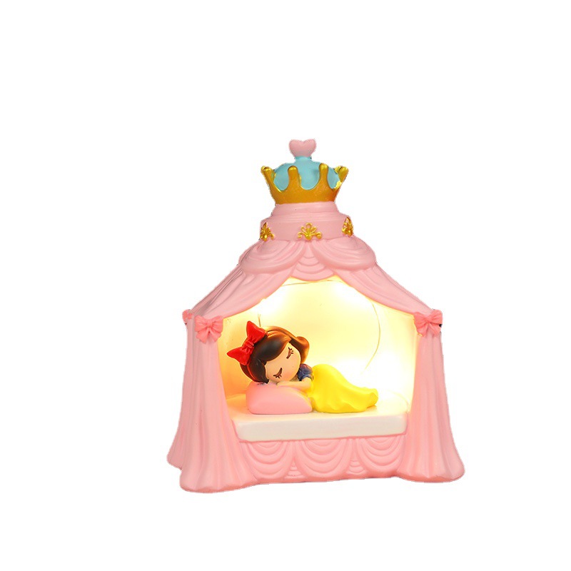Creative Princess Series Castle Night Light Ins Wind Girl Heart Hand Gift Girl Room Decoration Star Light Item Picture