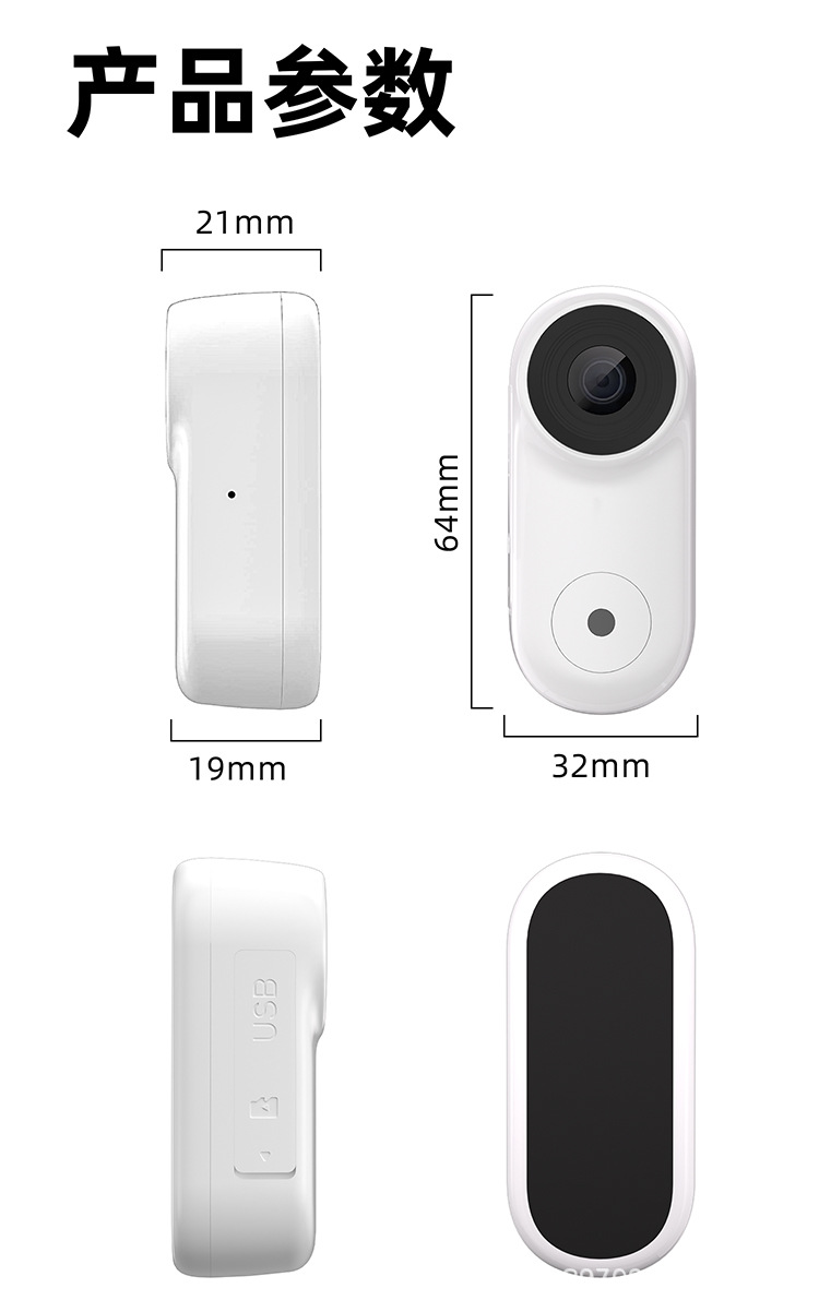 Magnetic thumb camera, high-definition action camera, motorcycle riding dashcam, outdoor VLOG, pet camera pic 17