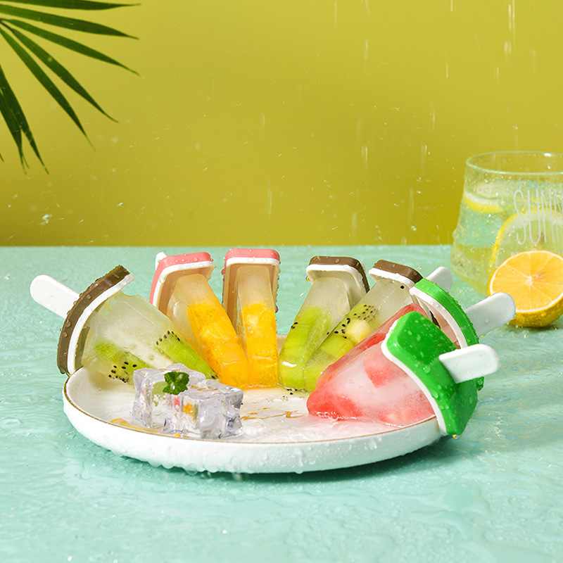 雪糕冰棒模具卡通西瓜冰模创意diy食品级塑料日用冰块制作多造型