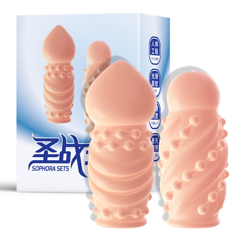 Wolf tooth ring, thickened and lengthened large head cover, anti-allergy adult products for men details Picture