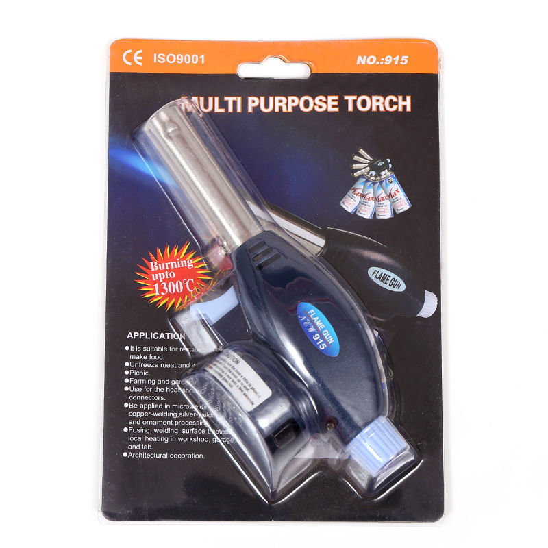 Outdoor high-temperature pig hair roasting spray gun, barbecue household portable card-type welding gun, gas tank, baking ignition card-type nozzle Application Scenario