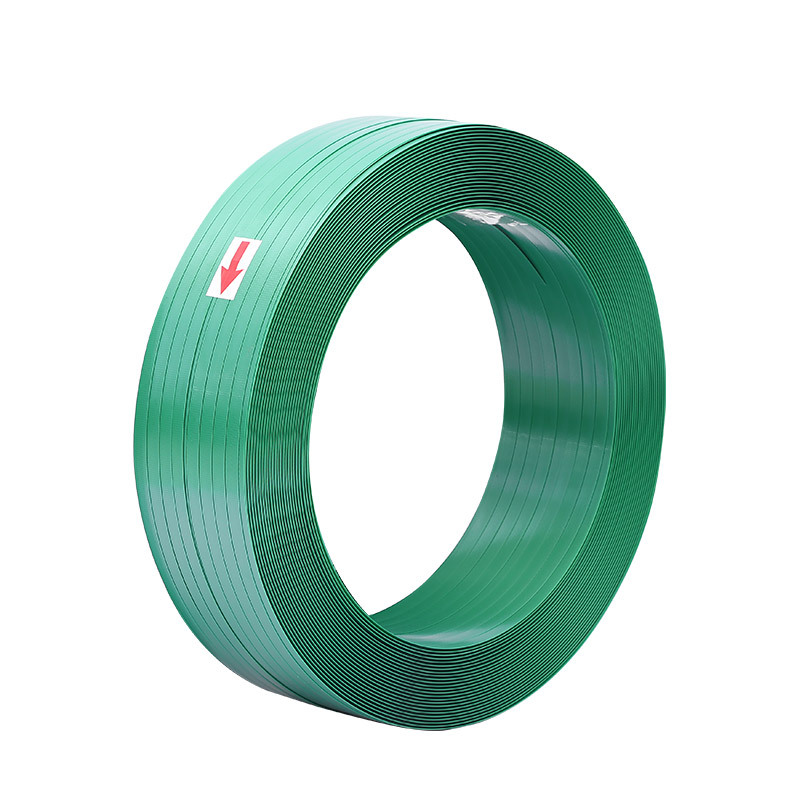 Factory wholesale green embossed plastic steel strapping, smooth 1608 strapping, transparent green pet plastic steel strapping Item Picture