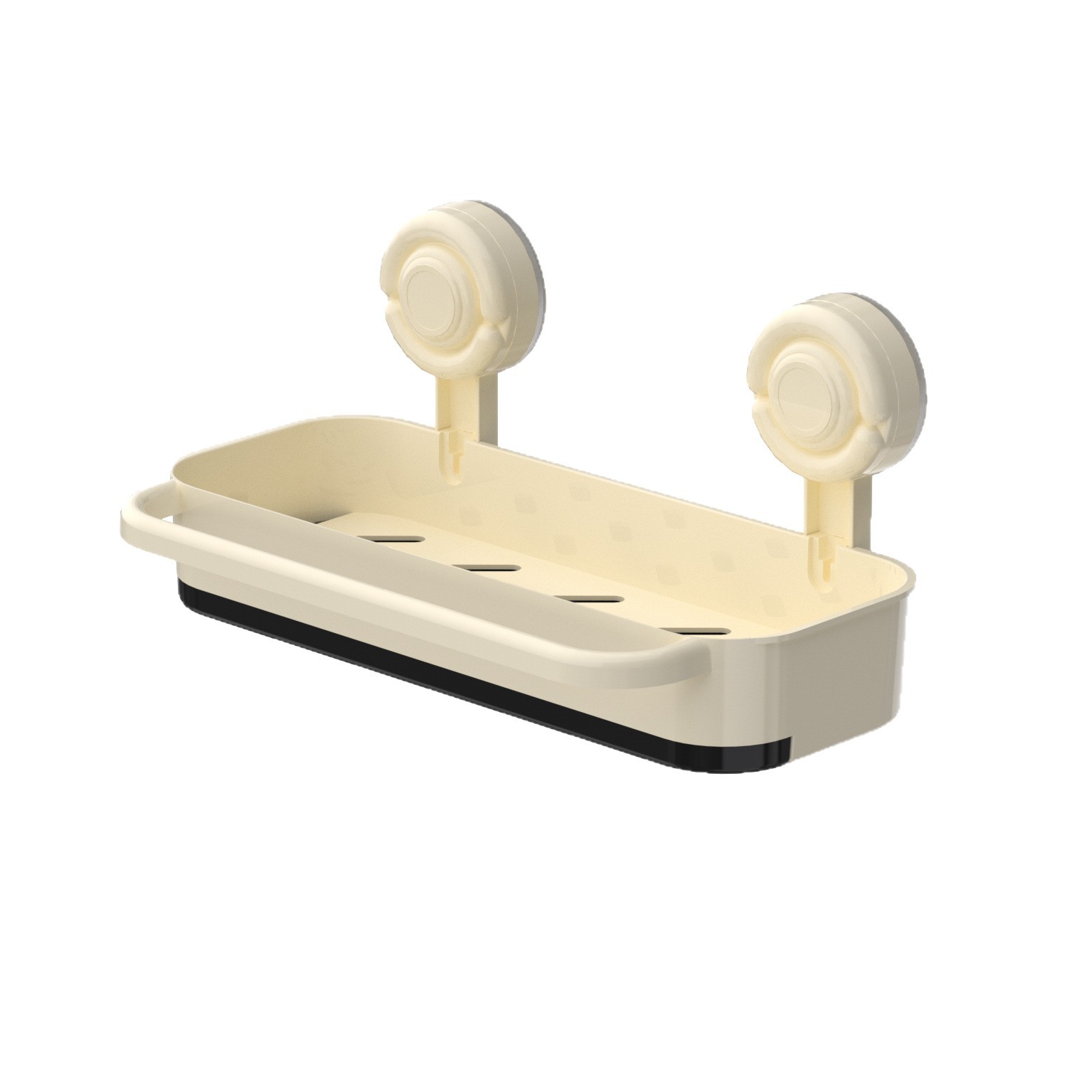 Bathroom storage wall-mounted toothbrush and mouthwash cup holder, suction cup storage rack, no need for drilling, bathroom toothpaste and toothware hanging rack Item Picture