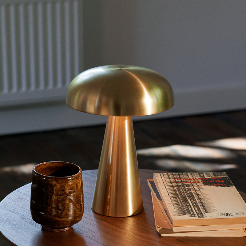 Danish Designer Como Sc53 Bar Mushroom Usb Charging Wireless Atmosphere Nightlight Bedroom Bed Lamp Specification drawing