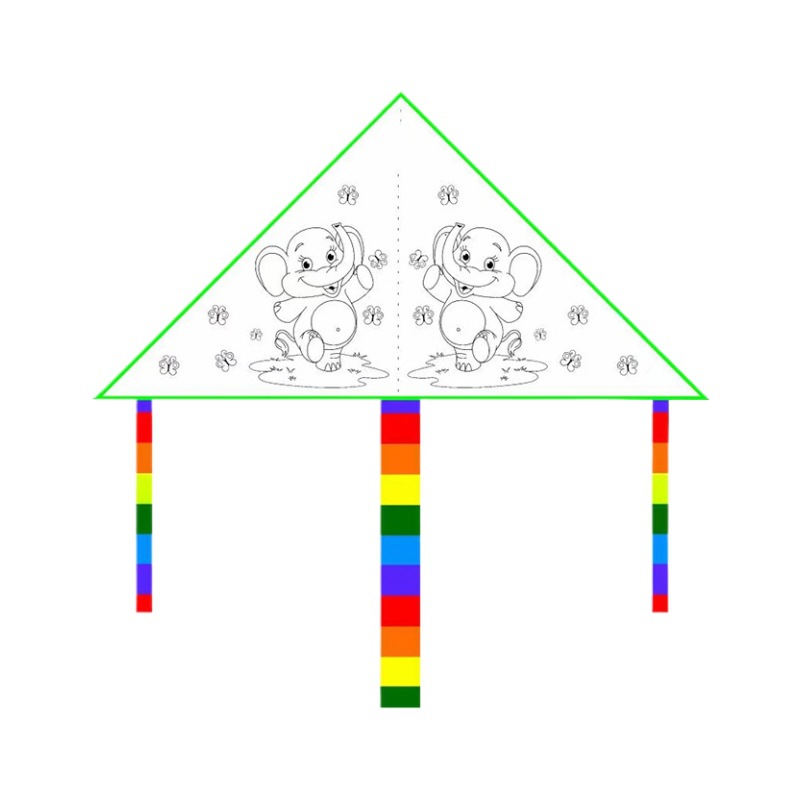 风筝配件/风筝/儿童玩具/风筝儿童卡通/手持风筝白底实物图